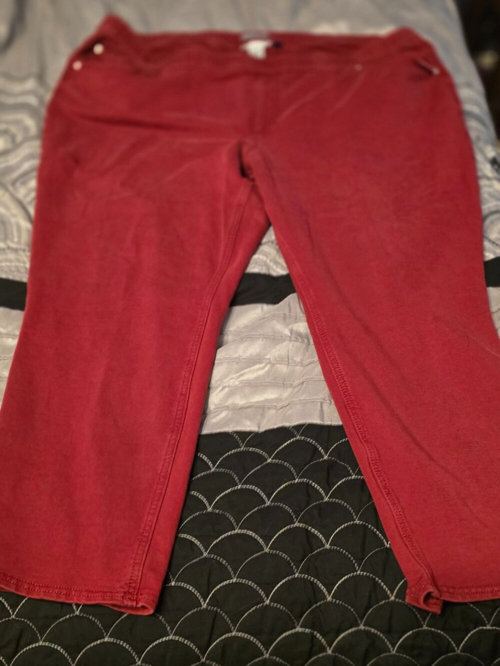 Style & Co red jeans